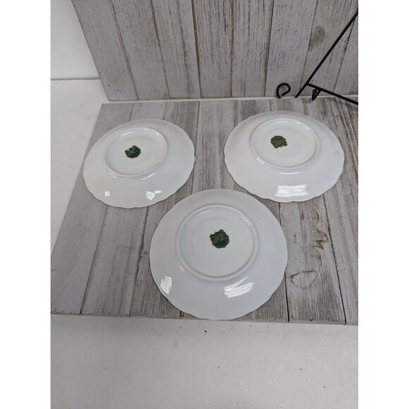 Vintage BOHEMIAN Fine China Set of 3 Mugs Saucers Czechoslovakia BOH53 - Picture 7 of 7